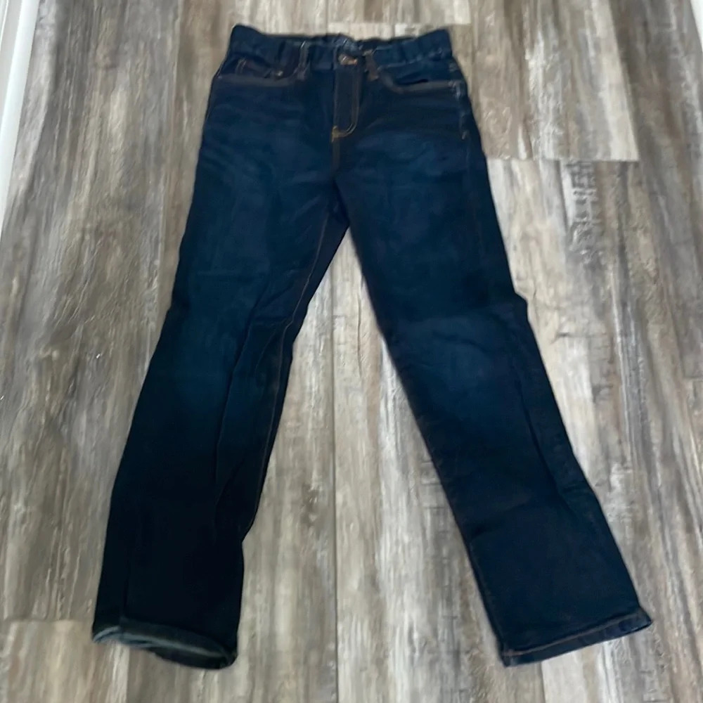 Lucky Brand classic straight dark blue jeans size 14